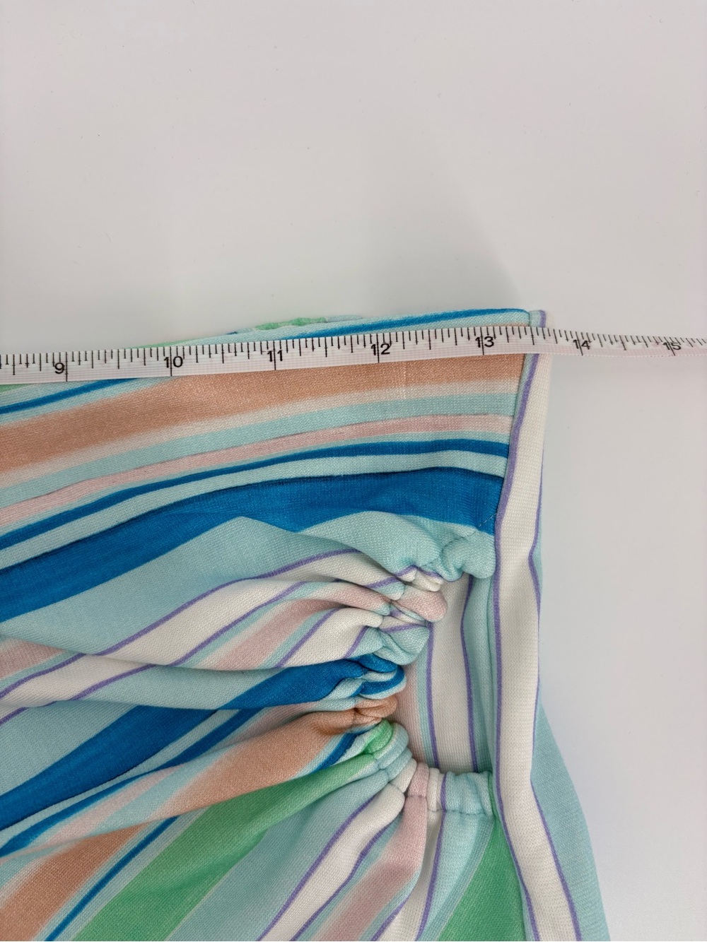 Peter Pilotto Jersey Wrap Effect Skirt Pastel Green Blue Asymmetric Size 6 - Picture 13 of 16